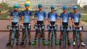 Cristóbal Olavarría en el Tour de Hainan China