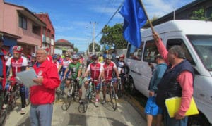 Competencia ciclística interregional en la ciudad de La Ligua